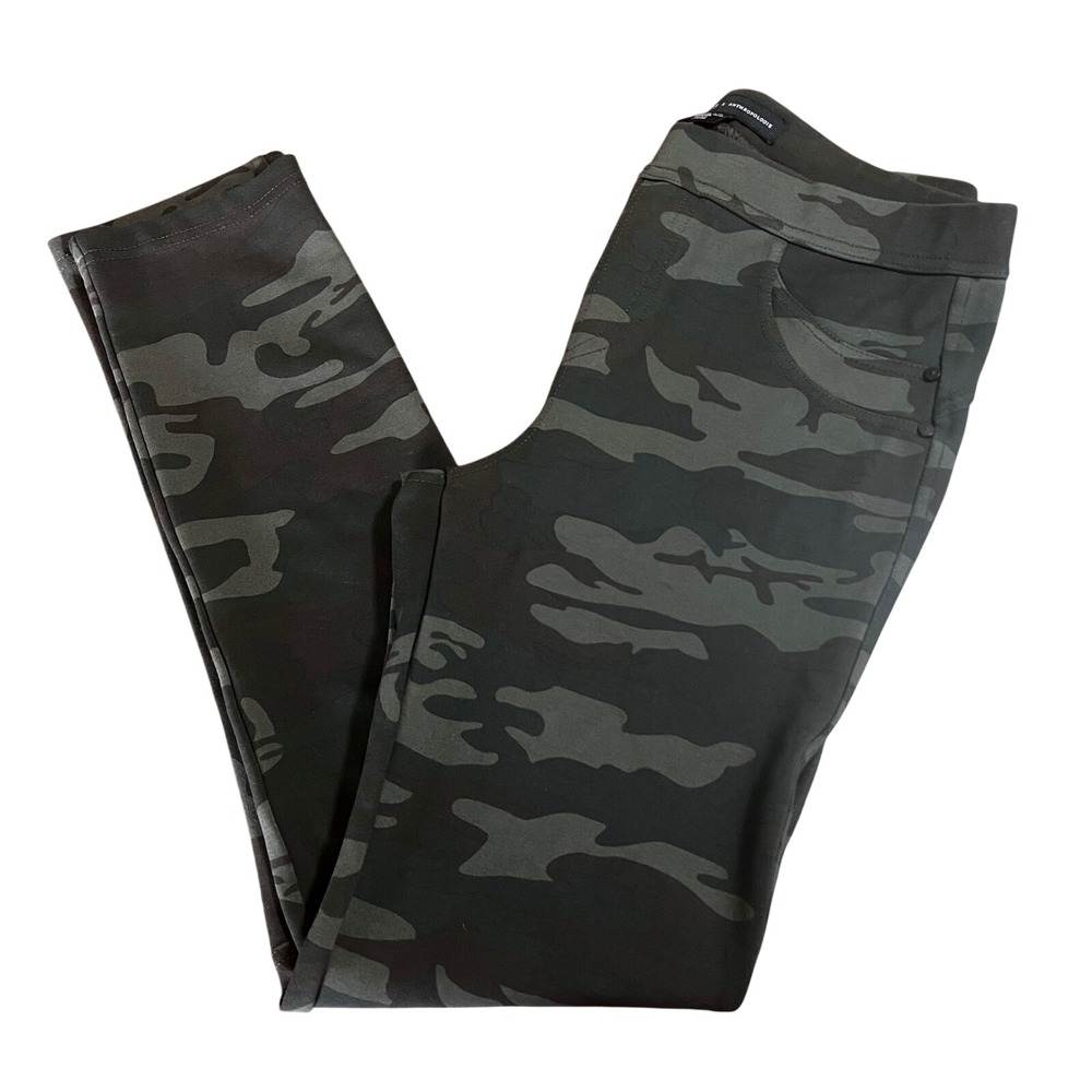 Sanctuary Anthropologie Grease Leggings Camo‎ Print Pull On Pants Size Small